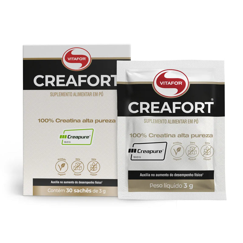 Creafort (Creapure) - 30 sachês 3g - Vitafor